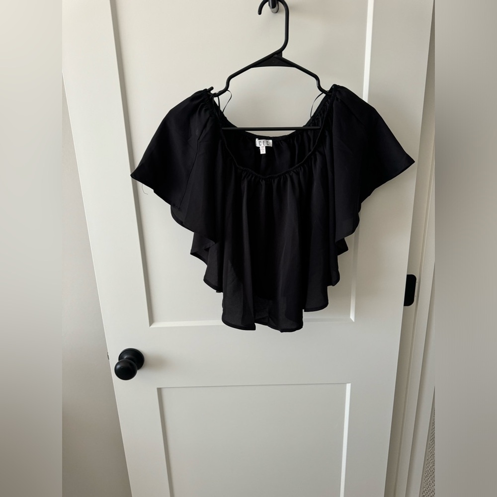 Vici Black Crop Top